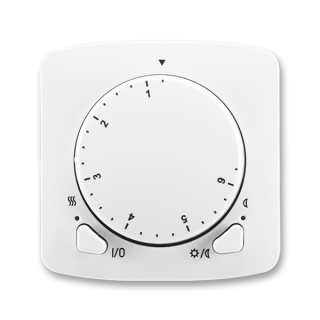 ABB TANGO 3292A-A10101 B Termostat univerzální s otočným nastavením teploty (ovl. jednotka) bílá