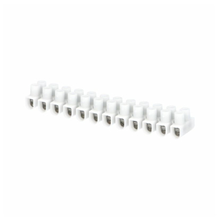 Svorkovnice instalační EKL 0 S, 12x1÷4mm2, T80, PP, bílá, povrch. uprav. ocel /88168193