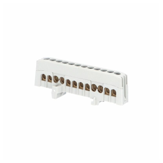 Můstek A 12-F2 (svorkovnice 12x16mm2), krytý IP20, šedý, 63A, na DIN /2020271