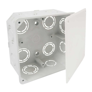KO 100_KA Krabice odbočná 107x107mm s víčkem