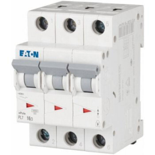 PL7-D16/3 263421 Jistič PL7, char D, 3-pólový, 10kA, 16A