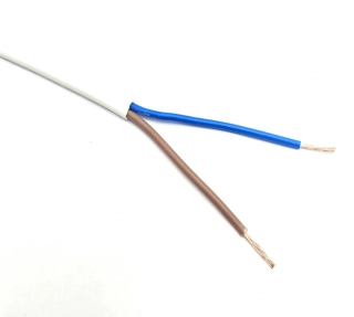 Kabel H03VVH2-F 2X0,5 bílý CYLY