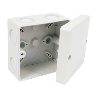 KSK 80_KA Krabice IP66, 81x81x50mm - světle šedá -