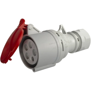 Spojovací zásuvka 400V, IP44, 32A, 5-pól/ISN 3253
