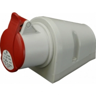 Nástěnná zásuvka 400V, IP44, 16A, 5-pól/IZN 1653