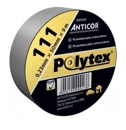 111 Polytex, 48mmx25m, stříbrná 1110480250815 - univerzální páska typu DUCT