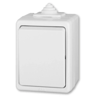 ABB PRAKTIK 3553-06929 B Přepínač střídavý, řazení 6, IP44 bílá