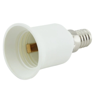 4731509-02 FKT Redukce - objímka pro LED žárovky, E14 na E27