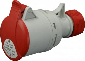 Spojovací zásuvka bezšroubová 400V, IP44, 32A, 5-pól/ISB 3253