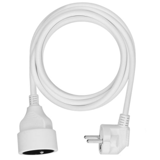 PS03 SOLIGHT 1z prodlužovací přívod - spojka, 3m, 3 x 1mm2, bílá