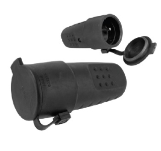 Spojovací zásuvka 250V, IP 44/SG 16