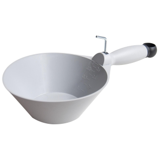 ZE0216 Naběračka plastová šedá pružná 160mm