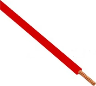 vodič H07V-K (CYA) 6 rudá