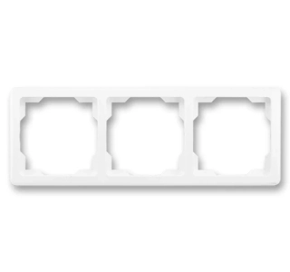 ABB SWING 3901G-A00030 B1 Rámeček trojnásobný, pro vodorovnou i svislou montáž; jasně bílá