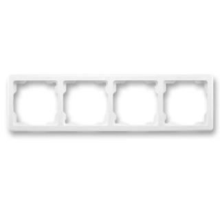 ABB SWING 3901G-A00040 B1  Rámeček čtyřnásobný, pro vodorovnou i svislou montáž; jasně bílá